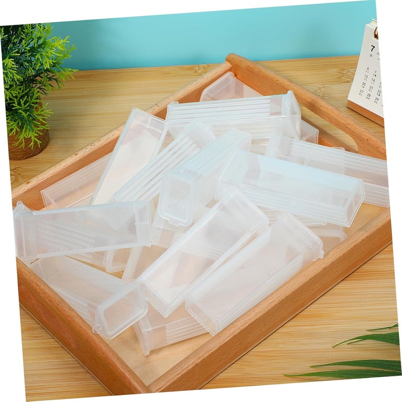 Cabilock 50 Pcs Glass Slide Box Microscope Slide Storage Case Pathological Section Box - Image 4